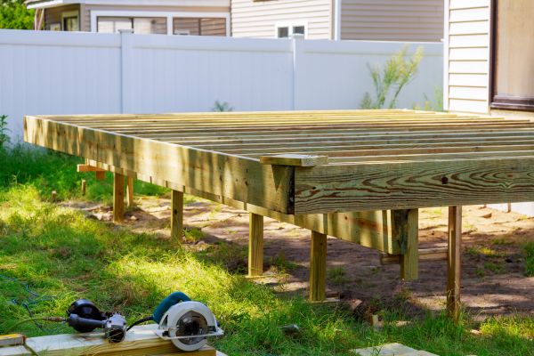 Elevated Deck Installation in Belleville