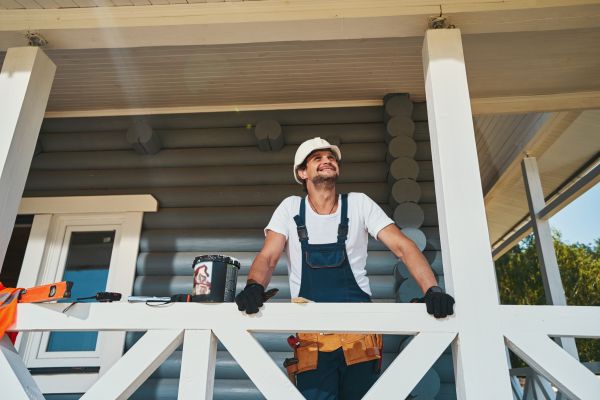 Porch Ceiling Construction in Belleville