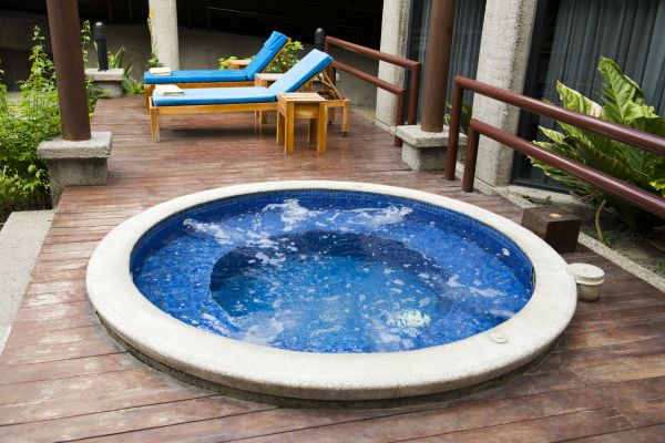 Hot Tub Deck Construction in Belleville